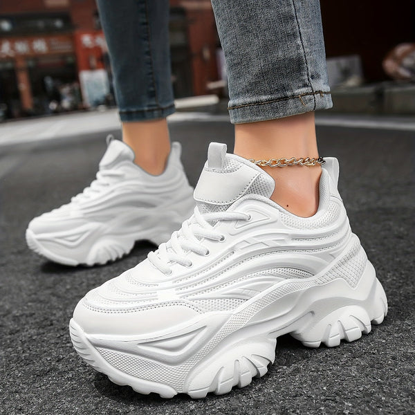 Tênis Indie Mesh Chunky Platfrom com cadarço