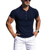 Laurence™ - Camiseta polo musculosa para hombre