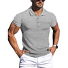 Laurence™ - Camiseta polo musculosa para hombre